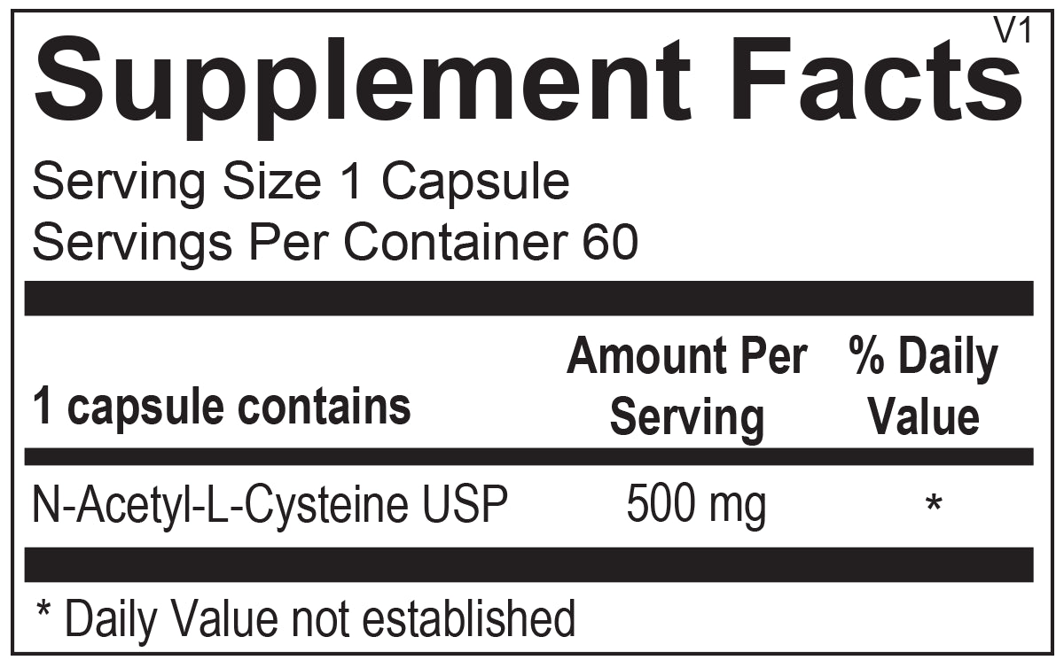 N-Acetyl Cysteine 60Ct - The Herbal Rx