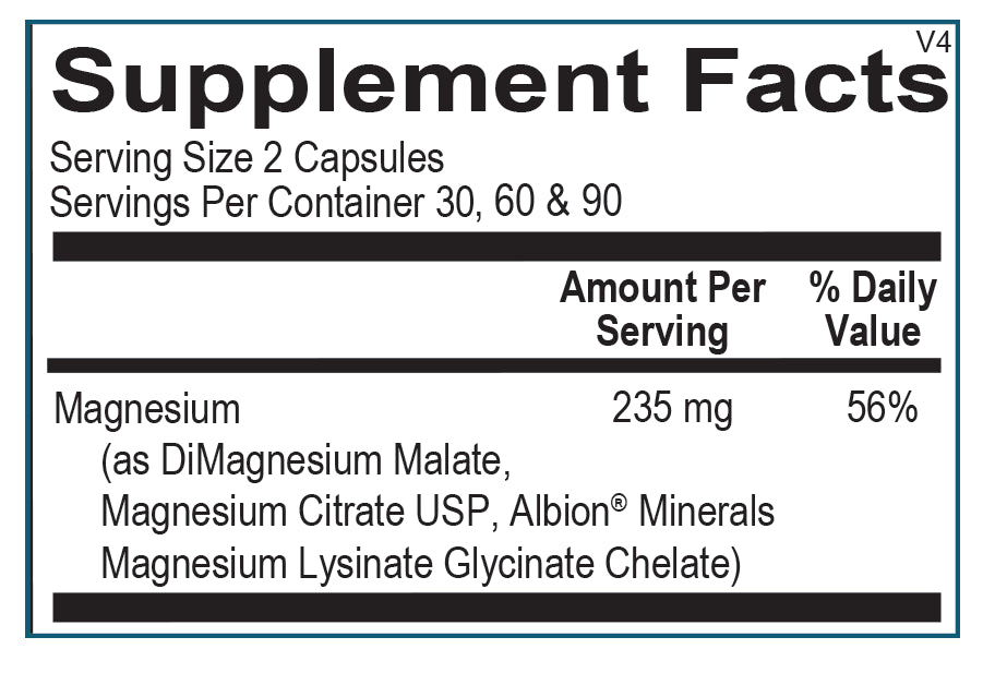 Reacted Magnesium 120Ct - The Herbal Rx